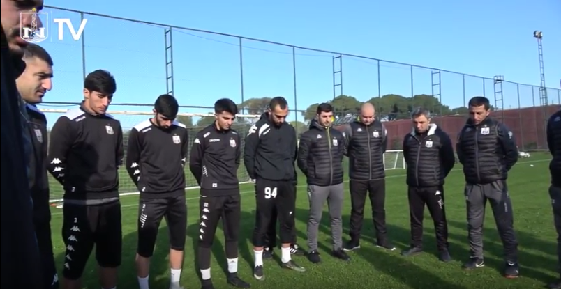 “Neftçi”nin səhər məşqində 1 dəqiqəlik sükut