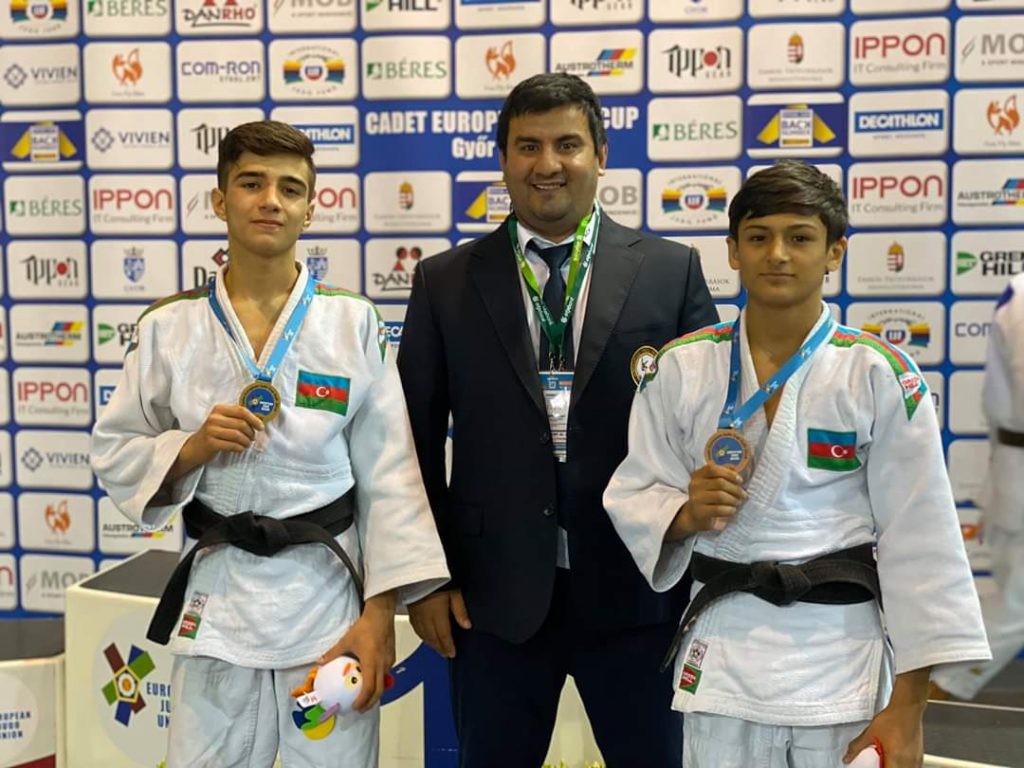 Cüdoçularımız Macarıstanda 1 qızıl, 2 bürünc medal qazandı