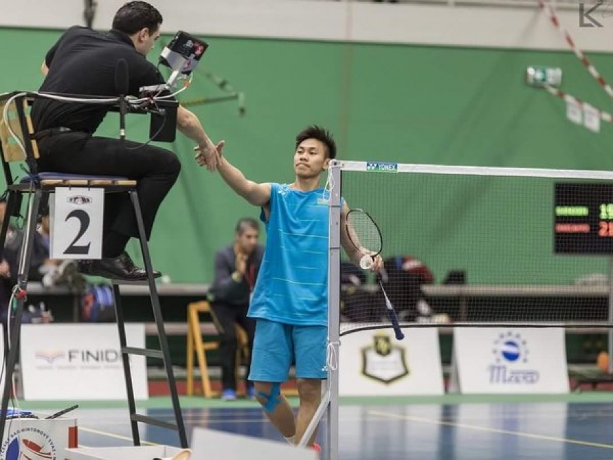 Badmintonçumuz qazaxıstanlı idmançıya qarşı