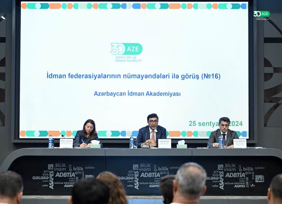 Azərbaycan idman akademiyasında görüş