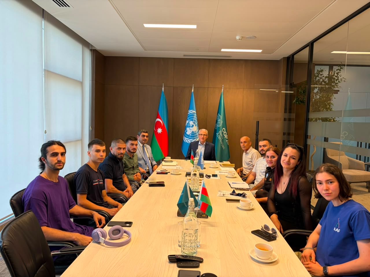 Alpinizm federasiyasının rəhbərliyi beynəlxalq turnirin finalçıları ilə görüşüb