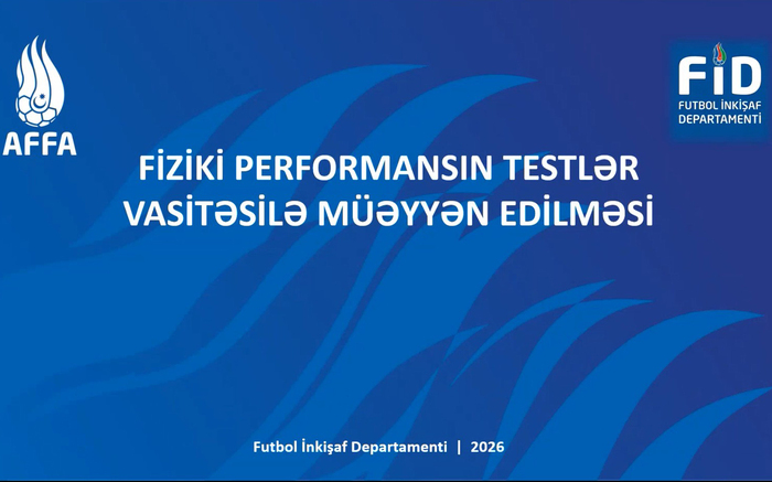 Fiziki göstəricilərin qiymətləndirilməsi üzrə vebinar