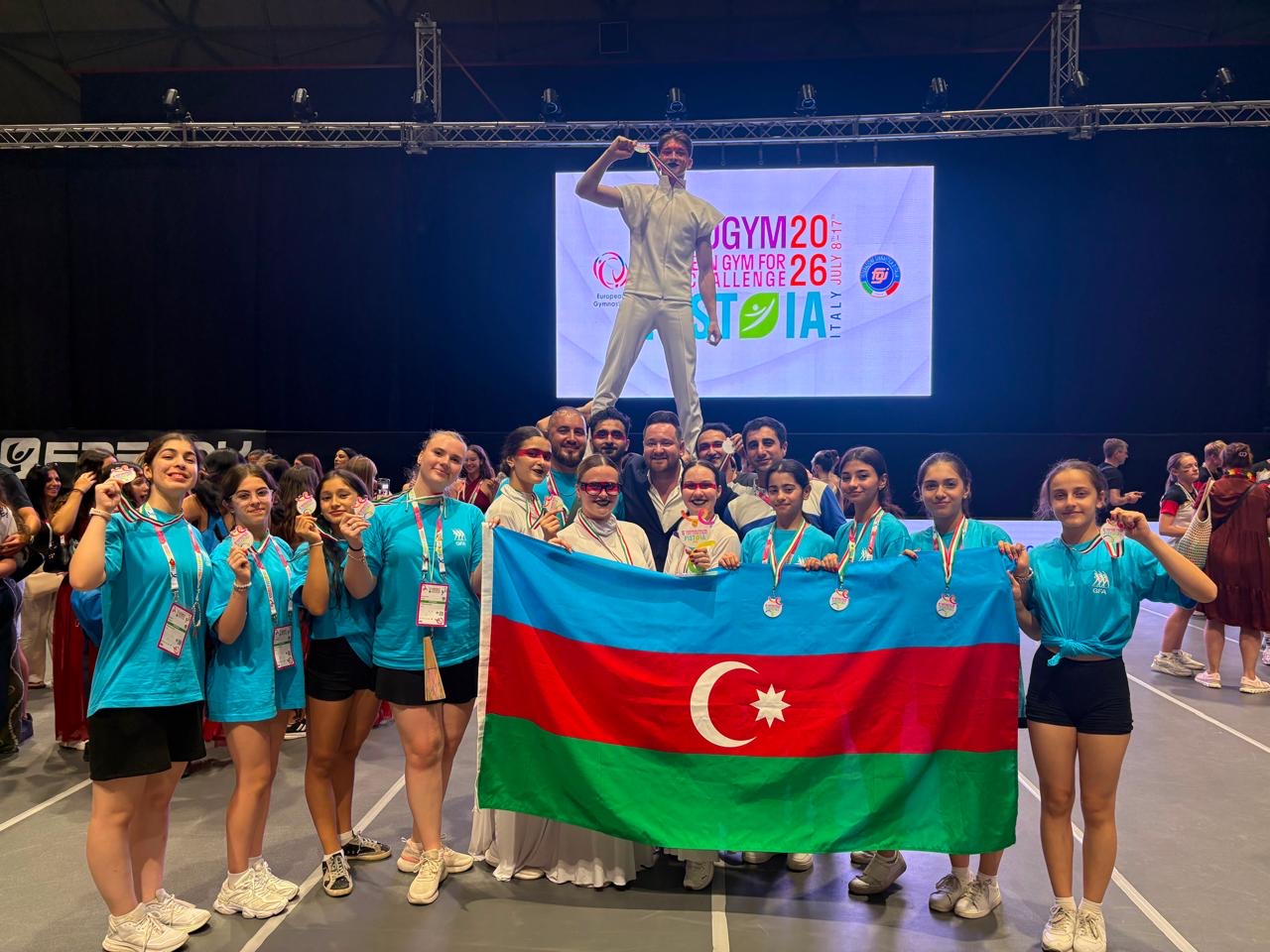 Azərbaycan komandası Avropa festivalında qızıl medal qazandı
