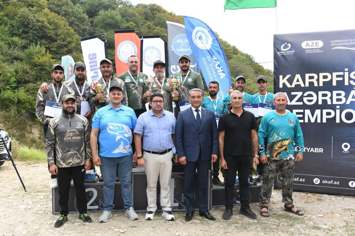 Su idman növləri federasiyasının təşkilatçılığı ilə balıqtutma üzrə Azərbaycan çempionatının qalibləri