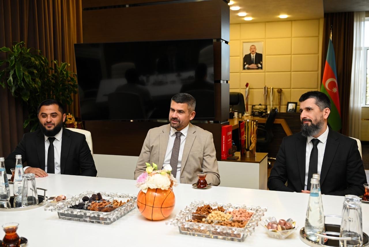 Dünya minifutbol federasiyasının prezidenti nazirlə görüşüb