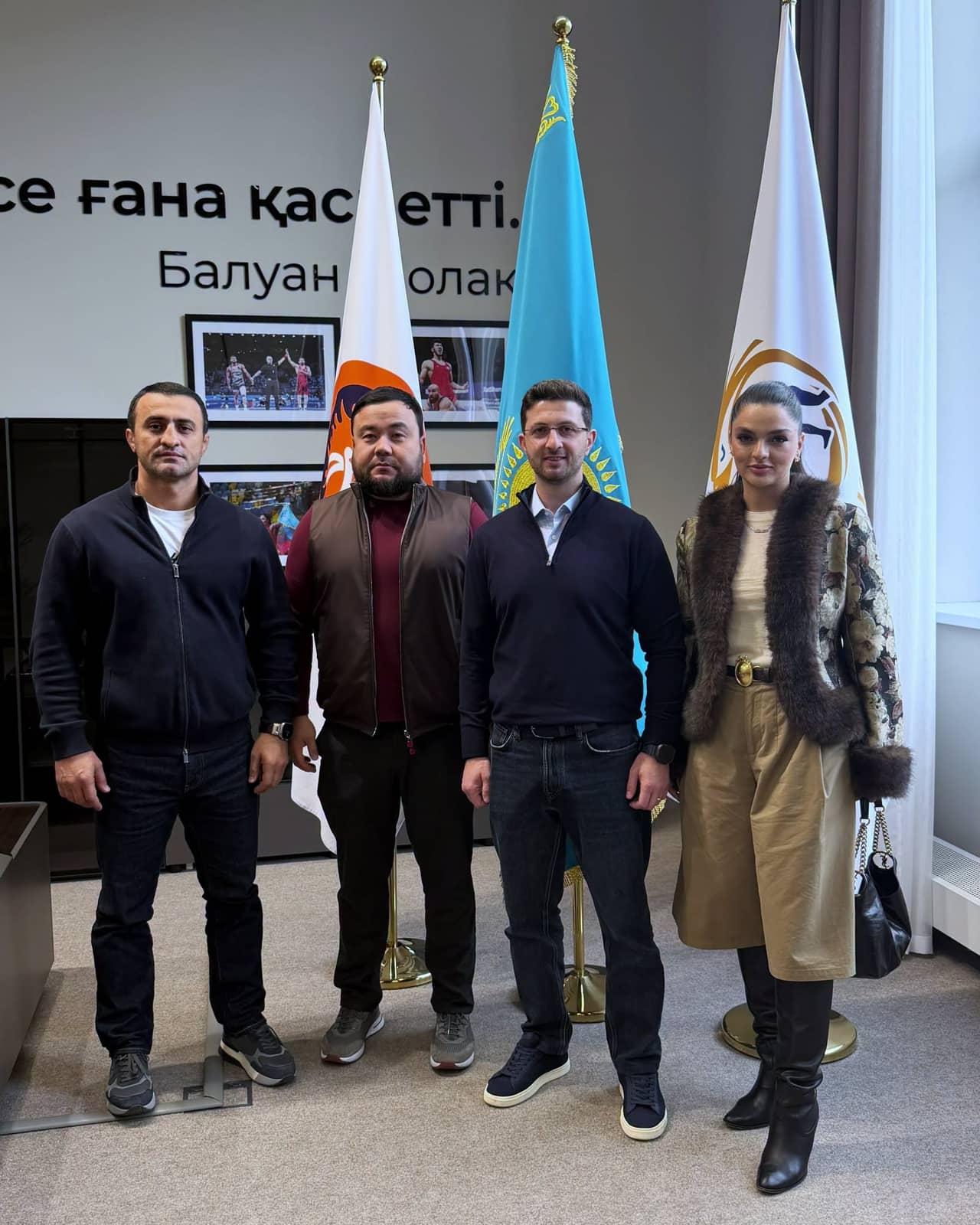 AGF rəhbərliyi Qazaxıstan idman universiteti ilə tanış olub