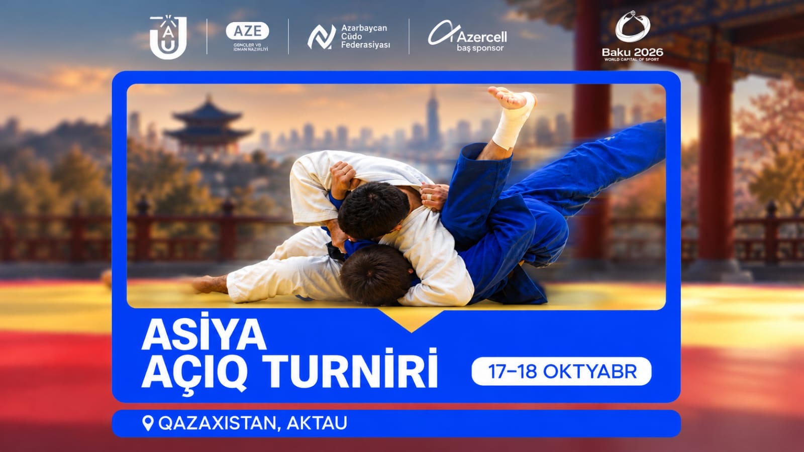 28 cüdoçumuz Asiya açıq turnirində