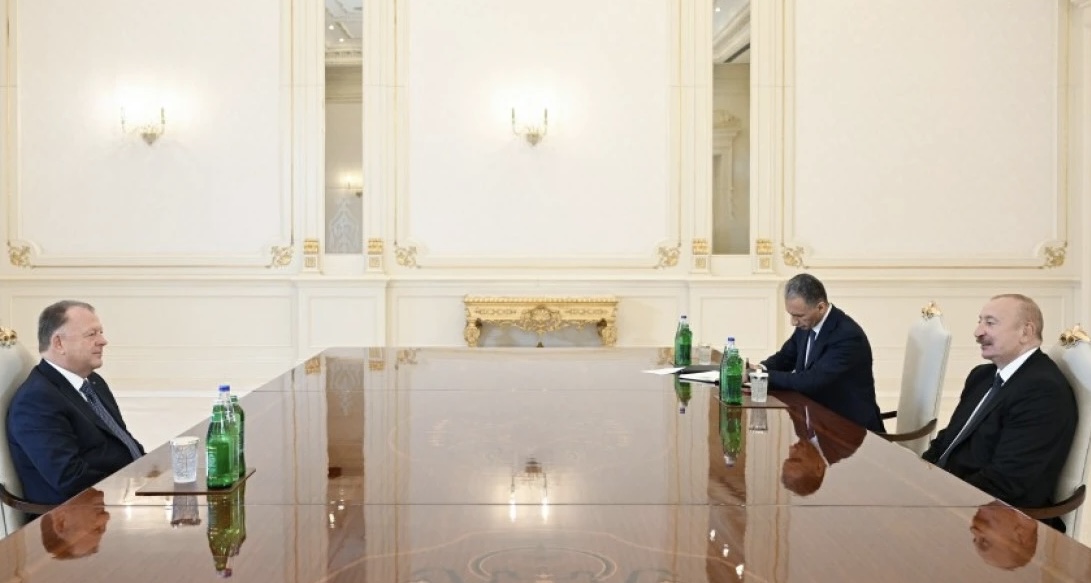 İlham Əliyev beynəlxalq cüdo federasiyasının prezidenti ilə görüşüb